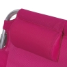 Strandstoel met kussen en armleuningen in aluminium, model Brasile Verkoop