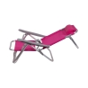 Strandstoel met kussen en armleuningen in aluminium, model Brasile Kortingen