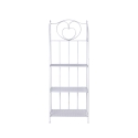 Étagère pliable en fer à 4 niveaux 60,5x28xh.167cm blanc Ravun Offre