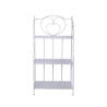 Scaffale 3 ripiani richiudibile in ferro 60,5x28xh.127cm bianco Karnel Offre