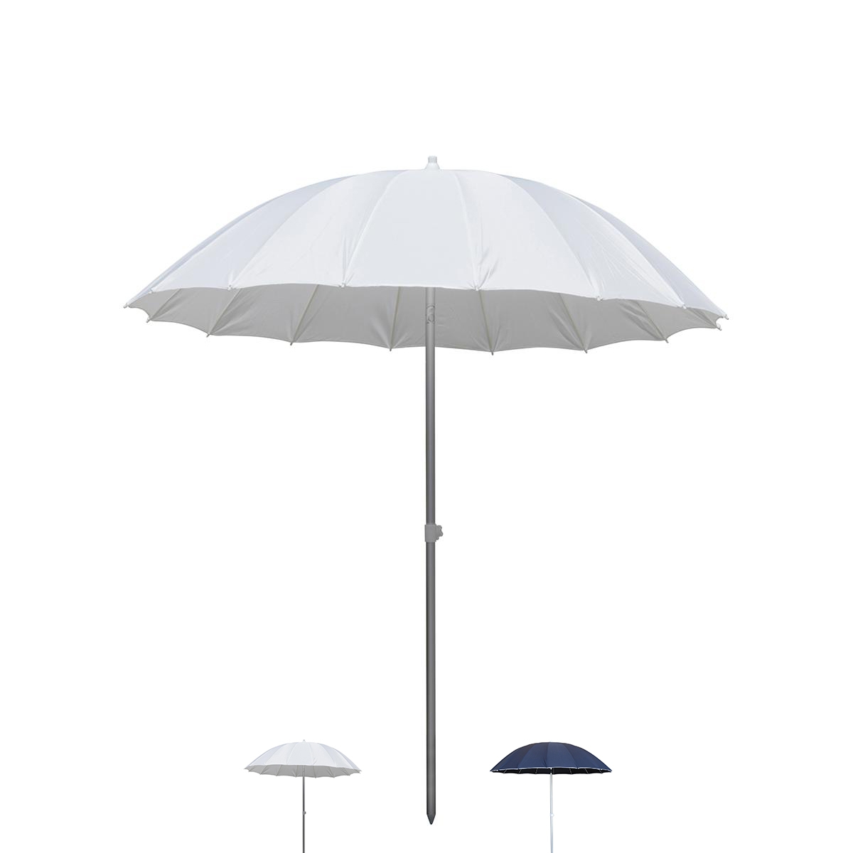 Strandparasol Ø2,4 m aluminium met 16 baleinen verstelbaar Shangai Aanbieding Strandparasol Ø2,4 m aluminium met 16 baleinen verstelbaar Shangai Aanbieding