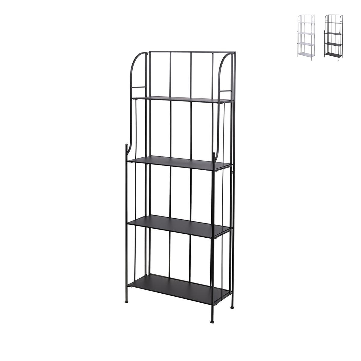 Scaffale da esterno 4 ripiani in ferro battuto richiudibile Durak Aanbieding Scaffale da esterno 4 ripiani in ferro battuto richiudibile Durak Aanbieding