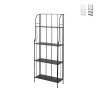 Scaffale da esterno 4 ripiani in ferro battuto richiudibile Durak Promotion
