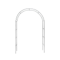 Arco da giardino in ferro 140x240 cm Eden Promotion