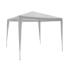 Gazebo 3x3 idrorepellente montaggio rapido con kit bianco Tropico Kortingen