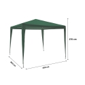 Gazebo 3x3 idrorepellente montaggio rapido con kit bianco Tropico Prijs