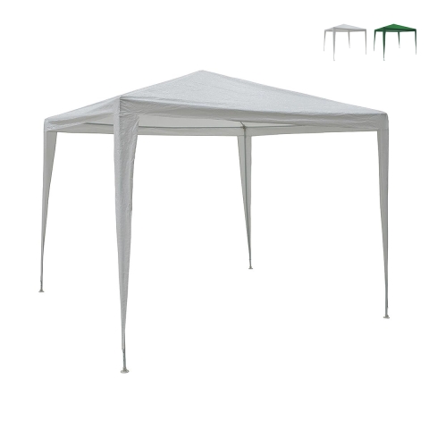 Gazebo 3x3 idrorepellente montaggio rapido con kit bianco Tropico Aanbieding