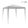 Gazebo 3x3 idrorepellente montaggio rapido con kit bianco Tropico Aanbieding