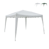 Gazebo estensibile verde 3x3 in alluminio richiudibile Rapido Aanbieding