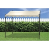 Gazebo a veranda idrorepellente 3x2,5m in ferro ecrù Sarnok Korting