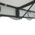 Gazebo a veranda idrorepellente 3x2,5m in ferro ecrù Sarnok Kortingen