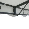 Gazebo a veranda idrorepellente 3x2,5m in ferro ecrù Sarnok Kortingen
