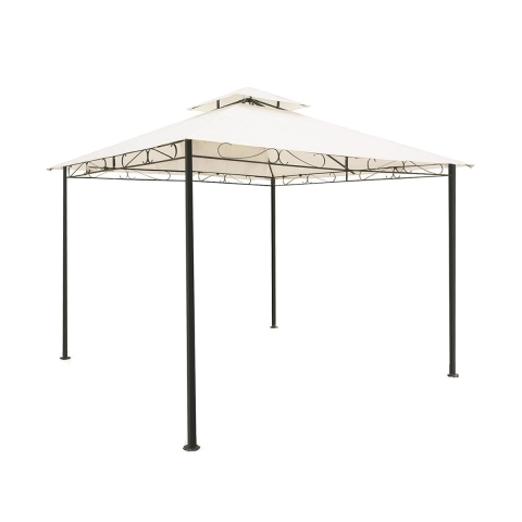 Tuinpaviljoen 3x3m met waterafstotend polyester dak Sahara Aanbieding