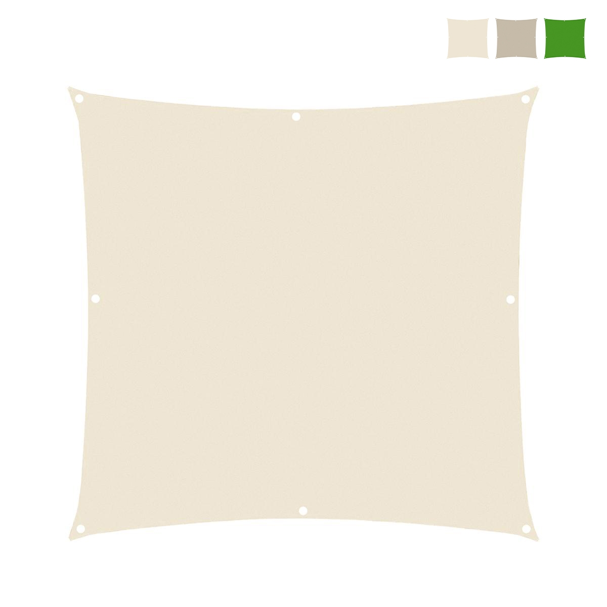 Voile d'ombrage carrée 3x3 m Virek Promotion Voile d'ombrage carrée 3x3 m Virek Promotion