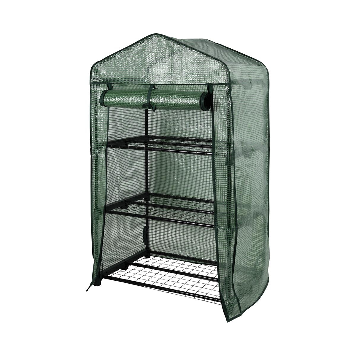 Serre de balcon à 3 étagères avec bâche de protection Tivar Promotion Serre de balcon à 3 étagères avec bâche de protection Tivar Promotion