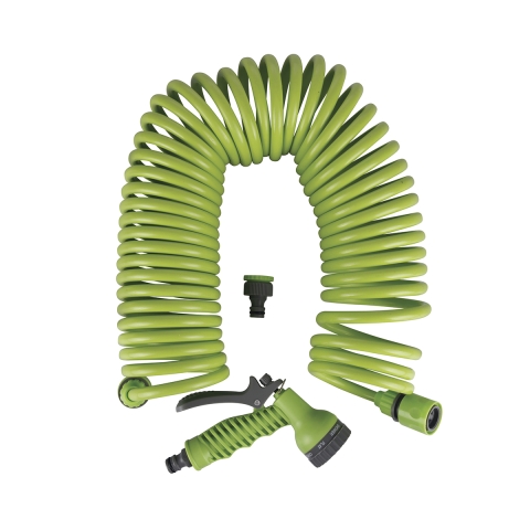 Spiraalslang voor tuin 12m met Power sproeier Aanbieding