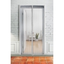 Magnetisch hordeur 130x220 cm met dubbelzijdige tape en 8 magneten Zanzibar Voorraad