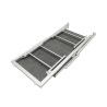 Chaise longue de jardin en aluminium avec pare-soleil Riccione 