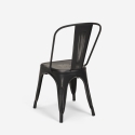 Set van 20 industriële vintage stoelen Steel Old van metaal. 