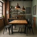 Set van 20 industriële vintage stoelen Steel Old van metaal. 