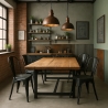 Set van 20 industriële vintage stoelen Steel Old van metaal. 