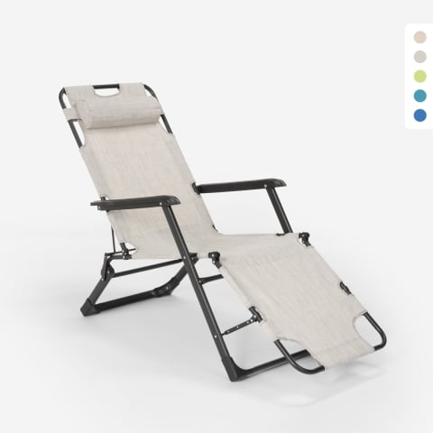 Chaise longue pliante de...