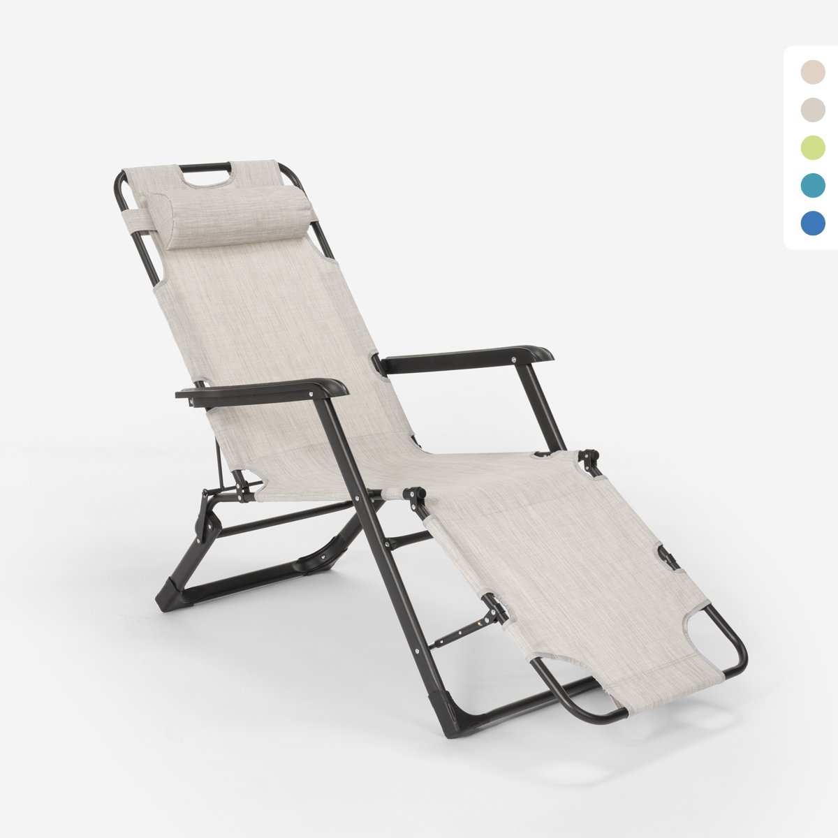 Inklapbare strand- en tuinstoel Emily Lux Zero Gravity Aanbieding Inklapbare strand- en tuinstoel Emily Lux Zero Gravity Aanbieding