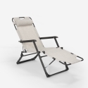 Inklapbare strand- en tuinstoel Emily Lux Zero Gravity 