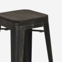 tabouret de bar et cuisine design métal bois style industriel style brush up 