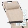 2 opvouwbare tuinstoelen Emily Lux Zero Gravity 