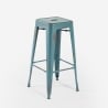 tabouret de bar vintage en métal design industriel style steel stale 78cm Modèle