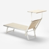 2 stuks professionele aluminium ligbedden Santorini 