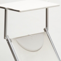 Professionele aluminium ligbedden Santorini voor strand, tuin en zwembad, 4 stuks 
