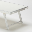 Professionele aluminium ligbedden Santorini voor strand, tuin en zwembad, 4 stuks 