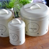 Boîte de cuisine en métal pour pommes de terre avec trous d'aération et couvercle Achat