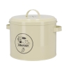 Boîte vintage en métal pour compost avec filtre à charbon actif Offre