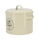 Boîte vintage en métal pour compost avec filtre à charbon actif Remises