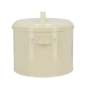 Boîte vintage en métal pour compost avec filtre à charbon actif Caractéristiques