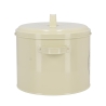 Boîte vintage en métal pour compost avec filtre à charbon actif Caractéristiques