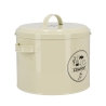 Boîte vintage en métal pour compost avec filtre à charbon actif Dimensions