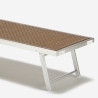 Set van 2 aluminium ligbedden Santorini Limited Edition 