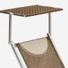 Set van 2 aluminium ligbedden Santorini Limited Edition 