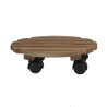 Ronde houten plantenroller met wielen Kosten