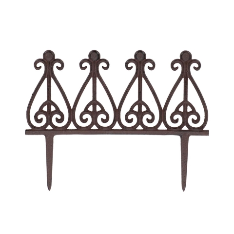 Bordure décorative en fonte pour parterre 38 cm Promotion