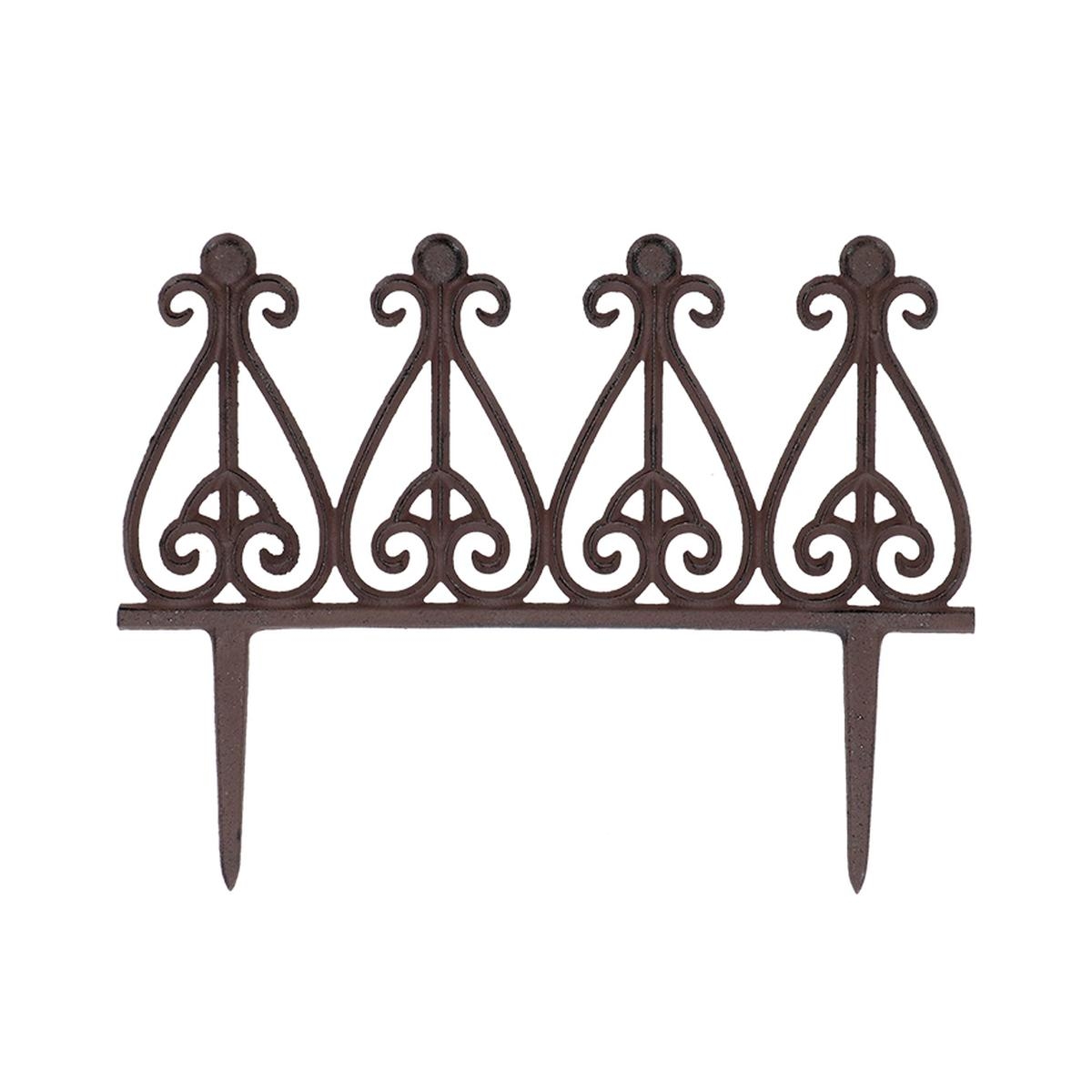 Bordure décorative en fonte pour parterre 38 cm Promotion Bordure décorative en fonte pour parterre 38 cm Promotion