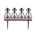 Bordure décorative en fonte pour parterre 38 cm Promotion