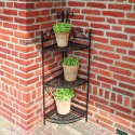 Étagère d'angle pliable à 3 niveaux en fer Vente