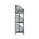 Étagère d'angle pliable à 3 niveaux en fer Réductions