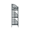 Étagère d'angle pliable à 3 niveaux en fer Réductions