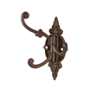 Decoratieve wandhaak met 3 draaibare gietijzeren haken Verkoop